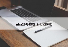 nba29号球衣（nba29号）